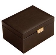 Chocolate Leather Chest